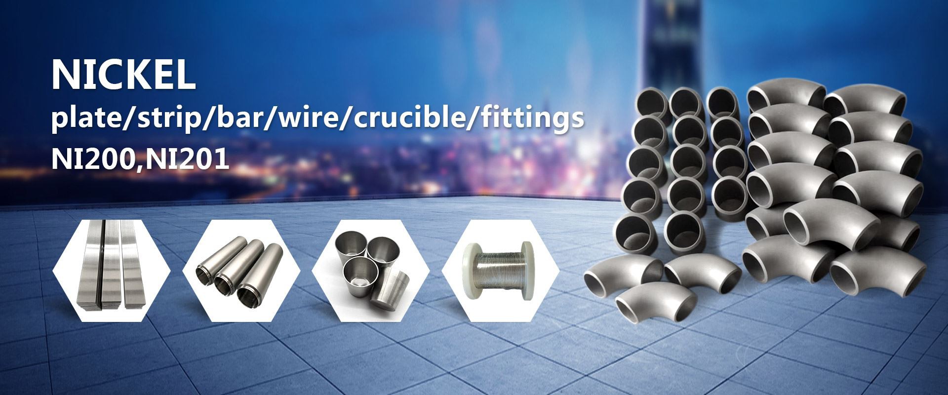Nickel plates trip bar wire crucible fittings
